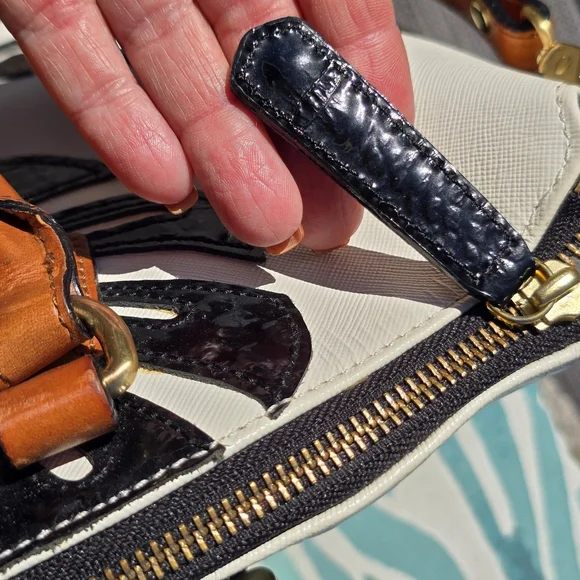 Brahmin Large Duxbury, Limited Edition White Monaco - Picture 9 of 13